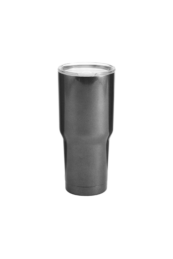 Double Wall Stainless Steel Vacuum tumbler 30 Oz, Metallic Charcoal