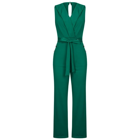 BYOIMUD Fashion Slimming Womens Bandage Solid Color Cold Shoulder Suspender Cami Pants Zipper Jumpsuit Women Tops