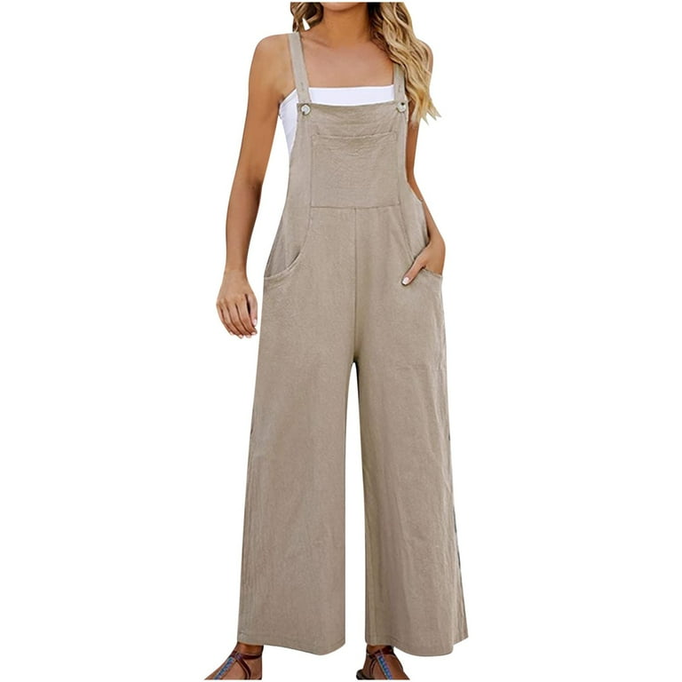 Women's Fashion Sleeveless Plain Jumpsuits Women's Fashion Sleeveless Plain Jumpsuits
