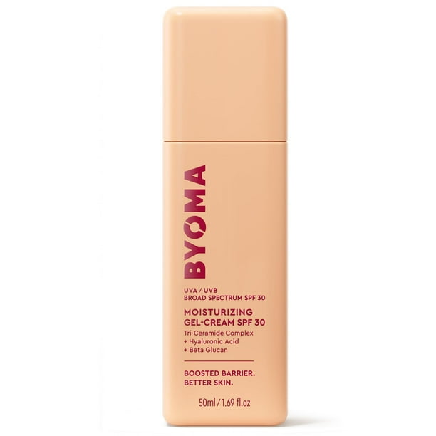 BYOMA Non-Toxic, Weightless Gel Face Moisturizer - SPF 30