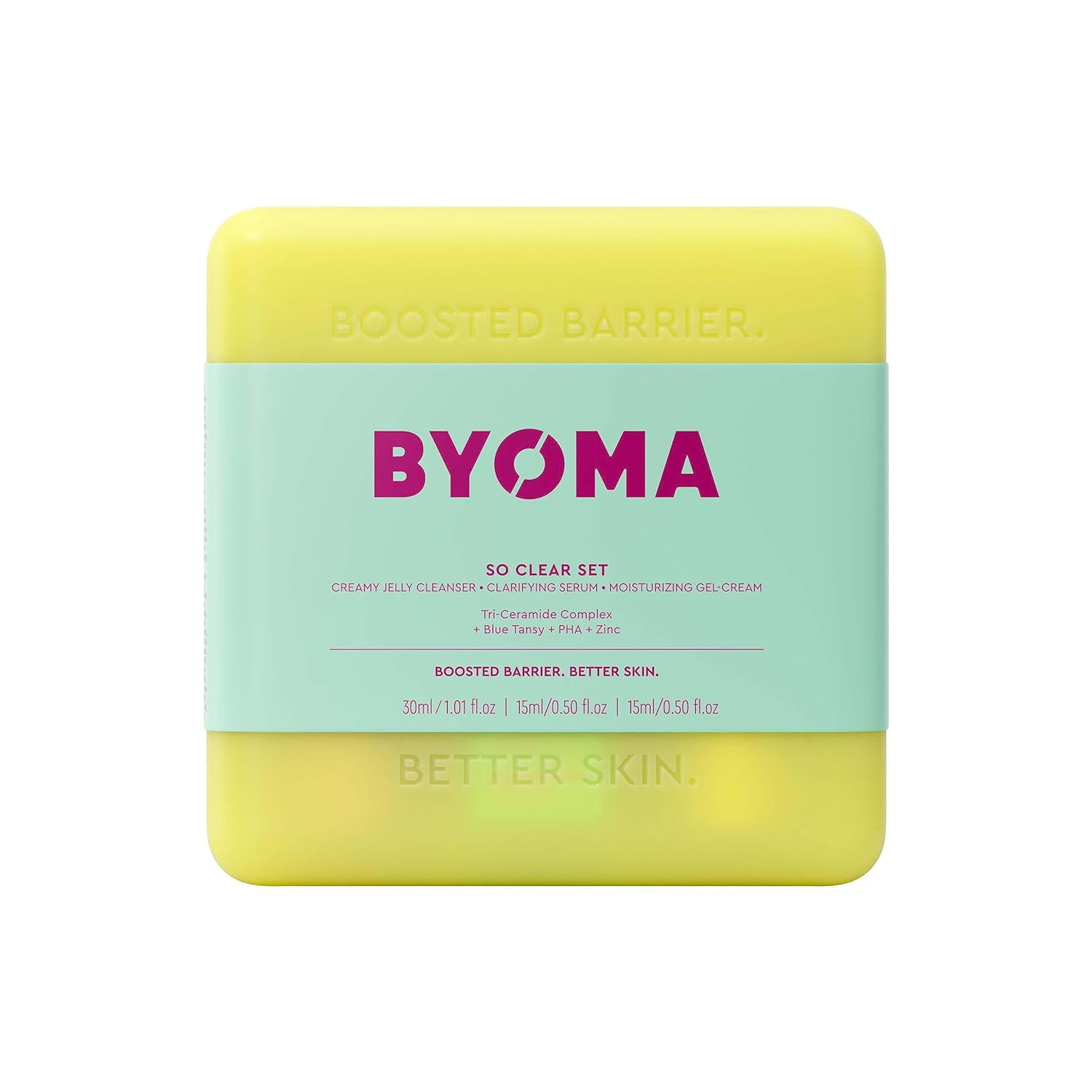 BYOMA So Clear Set - Barrier Repair Skincare Set for Acne Prone Skin ...