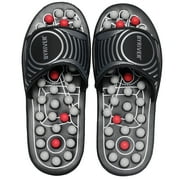 BYRIVER Acupuncture Foot Massager for circulation, Massage Slippers Sandals Shoes for Men Women (02M)