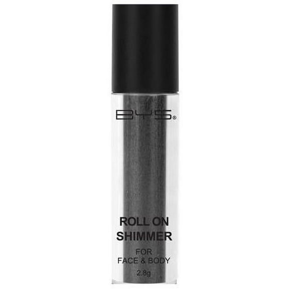 BYS Face and Body Roll On Glitter Shimmer Carbon Black