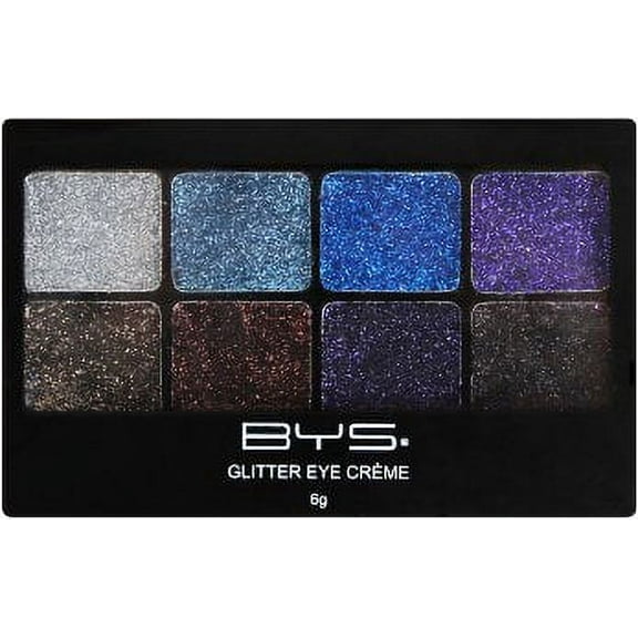 BYS Glitter Gel Makeup Palette 8 shades - Boogie Nights