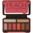 thumbnail image 1 of BYS On-The-Go Peach Eyeshadow Palette with Primer Highlighter and Mirror, 6 Eyeshadows, 1 Highlight, 1 Prime, 1 of 2