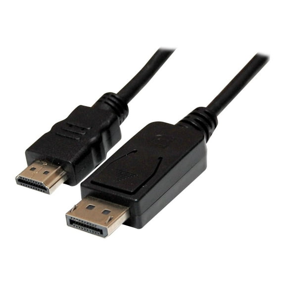 BYTECC DPHM-10 10 ft. Black Display Port to HDMI Cable Male to Male