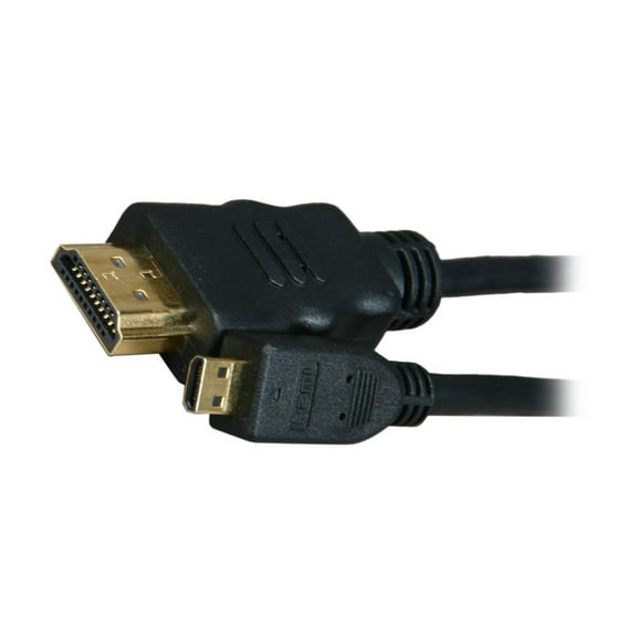 BYTECC HM-MICRO10K 10 ft. Black HDMI Male to HDMI micro Male HDMI Male to HDMI micro Male High Speed Cable with Ethernet Male to Male