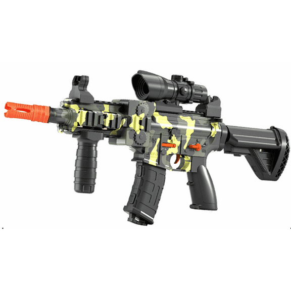 BYTEWAR Motorized Camo Clip-Fed Foam Blaster (40 Darts) for Teens and Outdoor Play