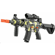 BYTEWAR Motorized Camo Clip-Fed Foam Blaster 40 Darts for Teens and Outdoor Play
