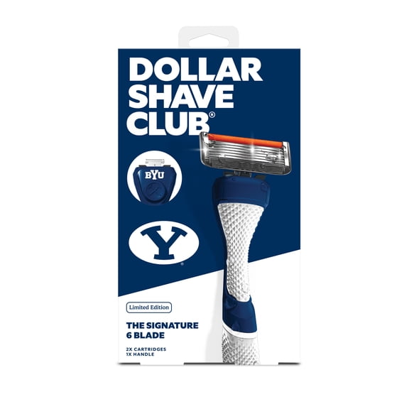Dollar Shave Club BYU 6-Blade Razor Starter Set