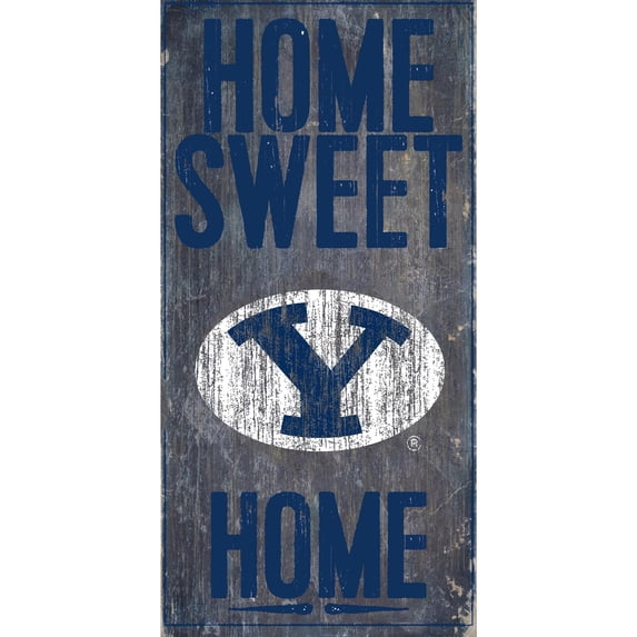 BYU Cougars 6'' x 12'' Home Sweet Home Sign