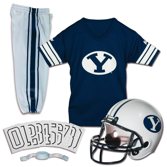 Franklin Sports NCAA Uniform Set - Youth Small - BYU Cougars