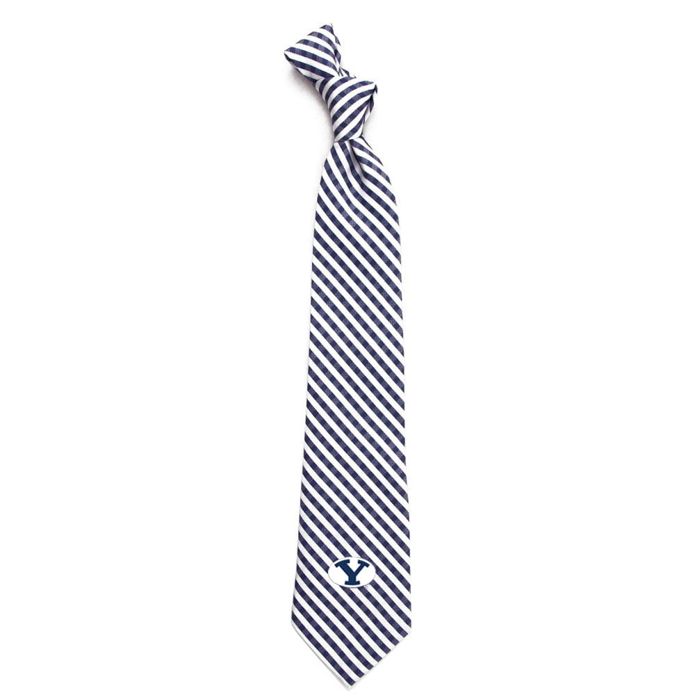 BYU Cougars Gingham Tie