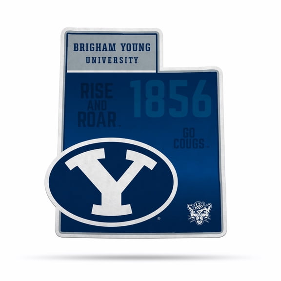 BYU Cougars Pennant State Shape 18 Inch Soft Felt Brigham Young University