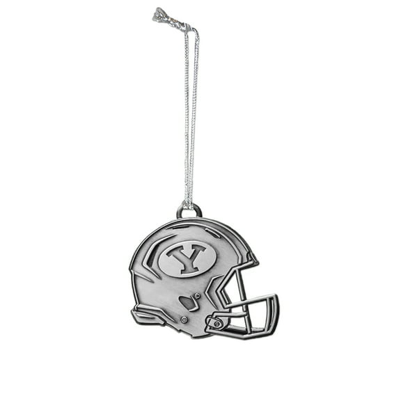 BYU Metal Helmet Ornament