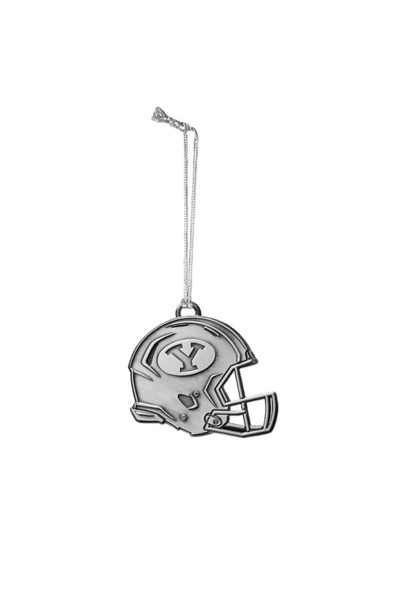 BYU Metal Helmet Ornament