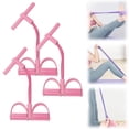 thumbnail image 1 of BYXAS 3 Pack 21 Fitness Resistance Bands-4 Tube Pedal Ankle Puller, 2025 New Stretching Bands for Arm and Leg Workouts, Multi-Functional Sit Up Rope for Home Gym Equipment, Fitness Beginners(Pink), 1 of 7