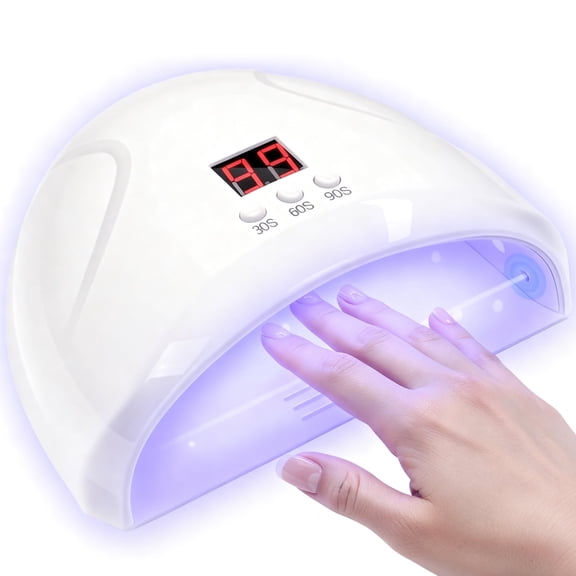 BYXAS 36W UV LED Nail Lamp, Portable USB Nail Dryer with 3 Timers, Auto Sensor and LCD Display, Gel Nail Curing Light for Fingernail and Toenail Gel Polish Manicure