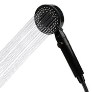 BYXAS High Pressure Shower Head 5 Settings Fixed Showerhead 4 Inch High Flow Bathroom Showerhead with Adjustable Brass Ball Joint for Luxury Shower Experience Even at Low Water Pressure