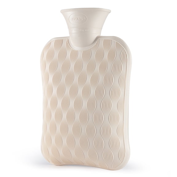 BYXAS Hot Water Bottle for Pain Relief, Hot Water Bag for Back Pain, Heating Pad 2Liter