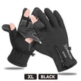 thumbnail image 1 of BYXAS Non-Slip Touchscreen Winter Gloves Women Men Ski Snow Gloves Liner Thermal Warm Touch Screen, Suit for Running, Cycling, Biking, Hiking, Driving, Walking, Typing(Black XL), 1 of 10