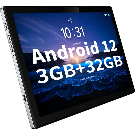 Open Box BYYBUO Android 13 Tablet, 10.1 inch Tablets, 3G RAM 32GB Storage 1080p Full HD Display 7000mAh Battery,6671-Octa-Core CPU,2.0GHz WiFi,Bluetooth, GPS Android Tablet