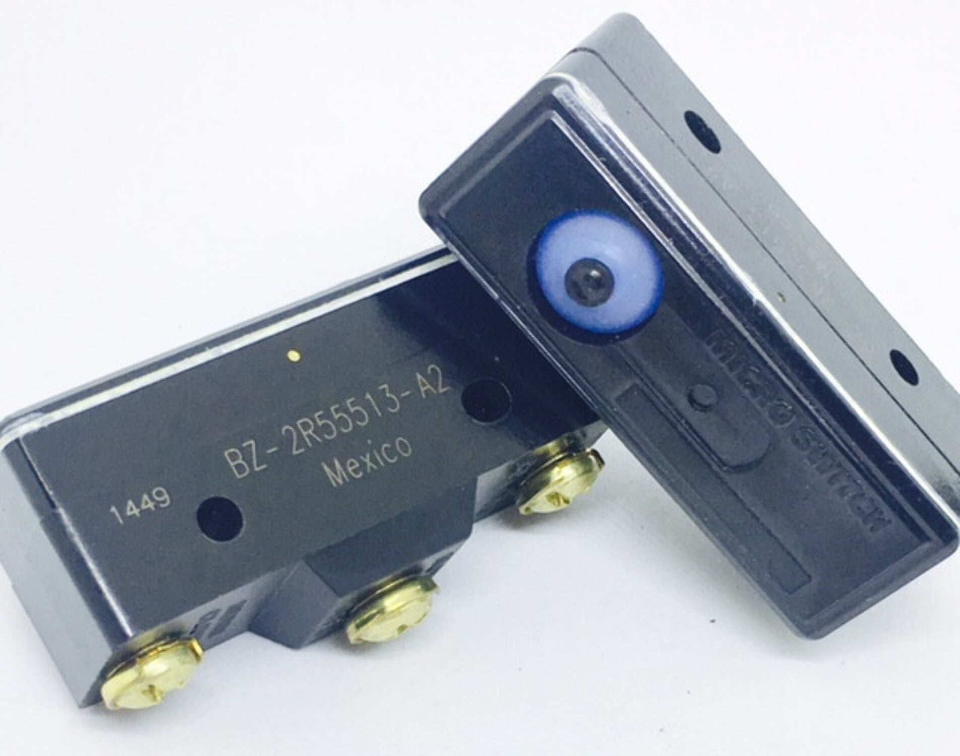 HONEYWELL Miniature Snap Action Switch: Roller Lever Actuator, 1NO/1NC, 3/16 in Quick Connect HONEYWELL Miniature Snap Action Switch: Roller Lever Actuator, 1NO/1NC, 3/16 in Quick Connect