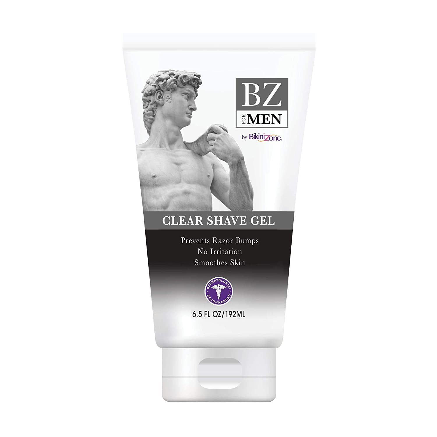 BZ for Men Clear Shave Gel Prevents Nicks, Irritation & Itchiness
