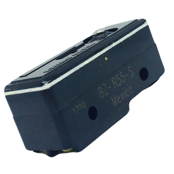 BZ-R55-S Switches Large Basics Z PLUNG LOC Switch Snap Action N.O./N.C. SPDT Plunger Quick Connect 15A 480VAC