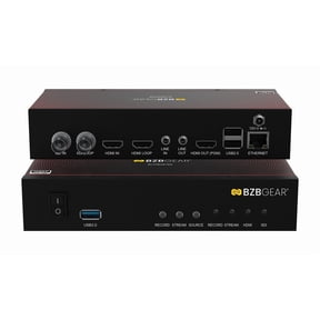 BZBGEAR 1 Channel SDI/HDMI Encoder/Decoder/Recorder with Audio/USB 3.0 for Storage plus NDI Support