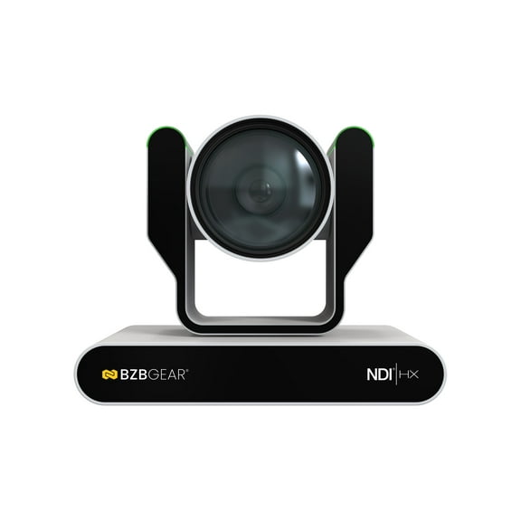 BZBGEAR 12X 4K UHD AUTO TRACKING HDMI 2.0/12G-SDI/USB 2.0/USB 3.0/NDI|HX Live Streaming PTZ Camera with Tally Lights (White)
