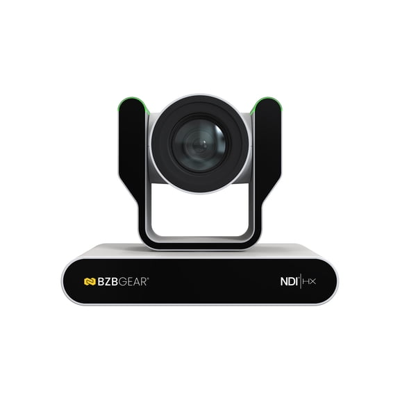 BZBGEAR 20X 1080P FHD AUTO TRACKING HDMI/3G-SDI/USB 2.0/USB 3.0/NDI|HX Live Streaming PTZ Camera with Tally Lights (White)