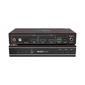 BZBGEAR 2x1 4K UHD HDMI Seamless Switcher/MultiViewer with Audio De-Embedding