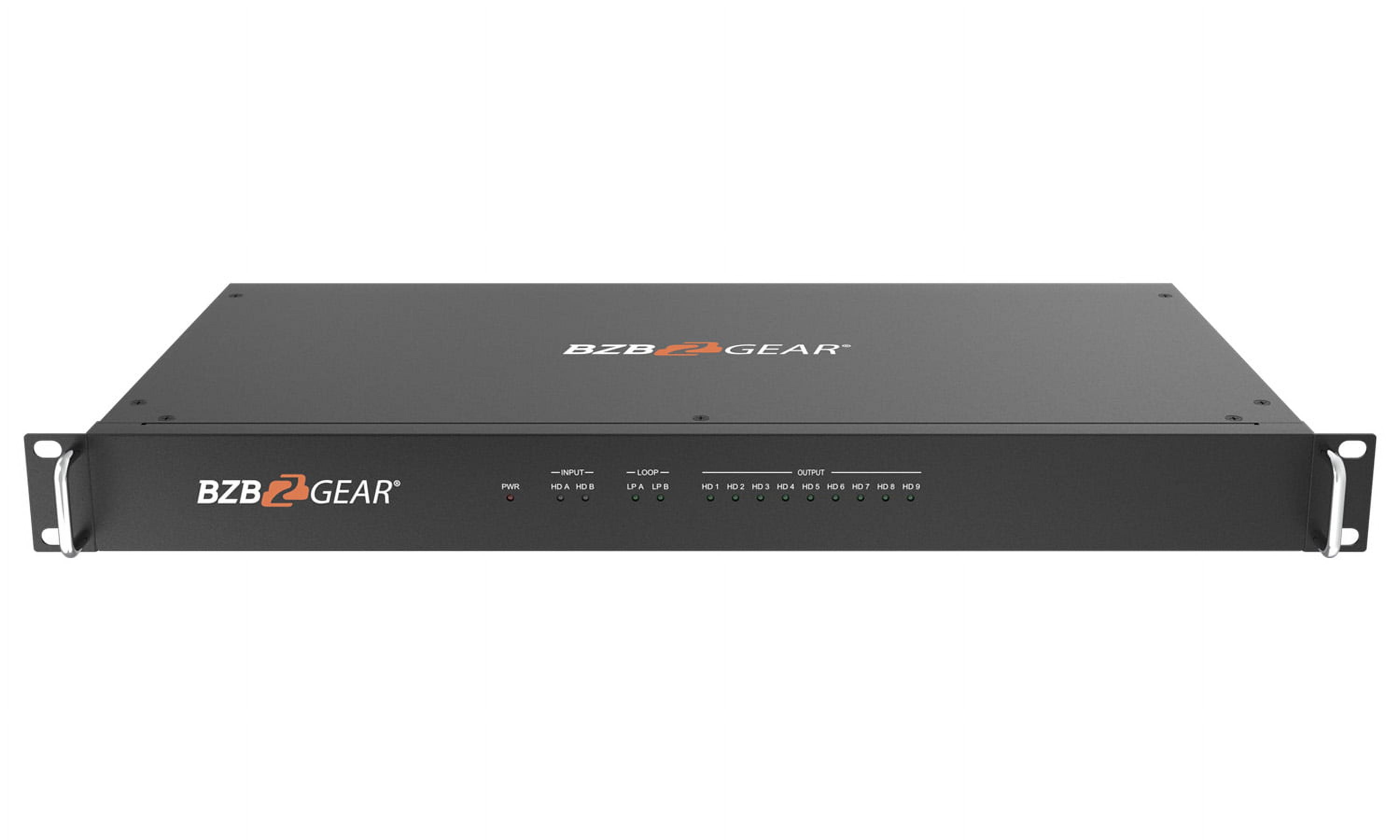 BZBGEAR 3x3 4K UHD HDMI Video Wall Processor with IP/RS232 Control