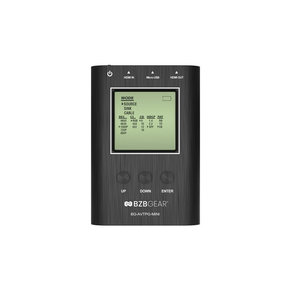 BZBGEAR 4K/1080P HDMI 2.0 18Gbps Portable Signal Test Generator and Analyzer
