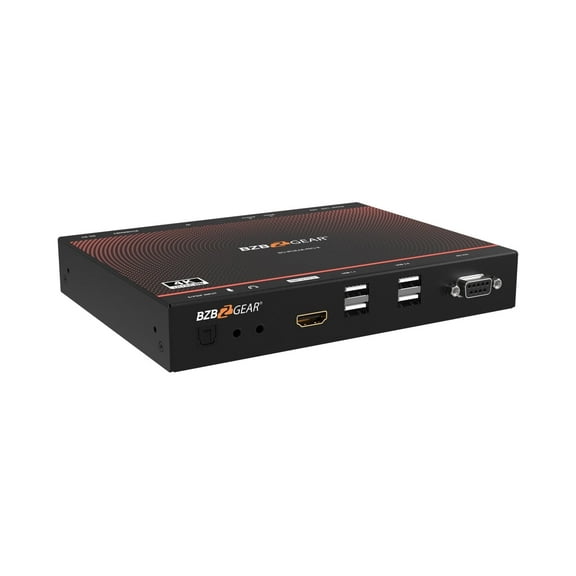 BZBGEAR 4K UHD HDMI 2.0 Over IP Multicast Receiver with Video Wall/KVM/USB/POE Support