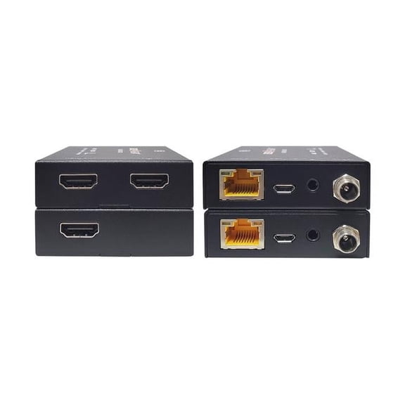 BZBGEAR 4K UHD HDMI Extender Over Cat5e/6/7 with Bi-directional IR/PoC up to 165ft