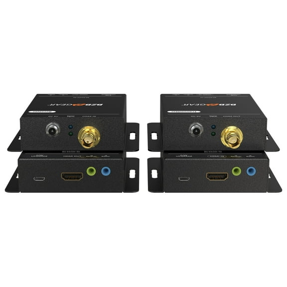 BZBGEAR 4K UHD HDMI Extender Over Single Coax Cable with Bi-directional IR