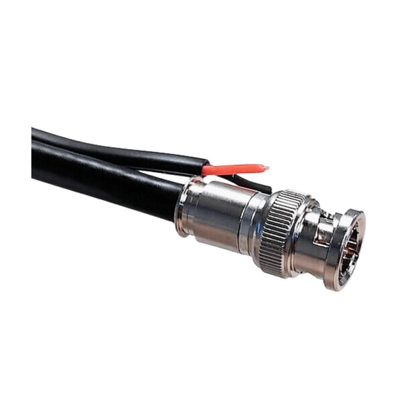 BZBGEAR 50ft 75-ohm Premade Shielded SDI with DC Siamese Cable
