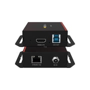 BZBGEAR HDMI to IP/UVC POE Encoder Supports H.264/H.265/AVC Dante AV-H Ready