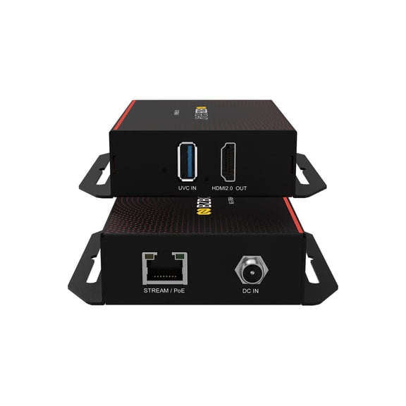 BZBGEAR IP/UVC to HDMI 2.0 POE Decoder Supports H.264/H.265/AVC (Dante AV-H Ready)