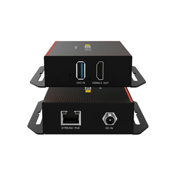 BZBGEAR IP/UVC to HDMI 2.0 POE Decoder Supports H.264/H.265/AVC plus NDI Support