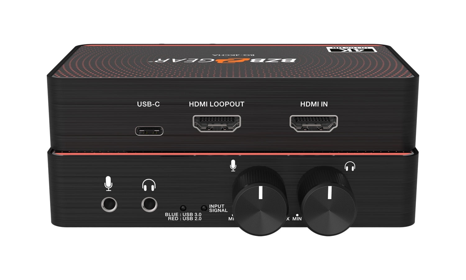 BZBGEAR USB-C 4K60 Video Capture Card Box with Scaler/HDMI 2.0 Loop Out ...