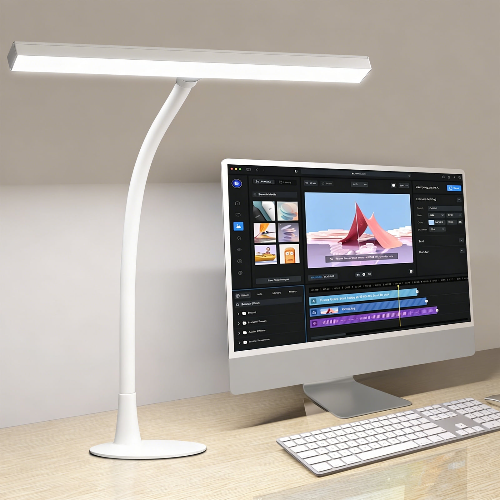 BZBRLZ LED Piano Desk Lamp, 15.7