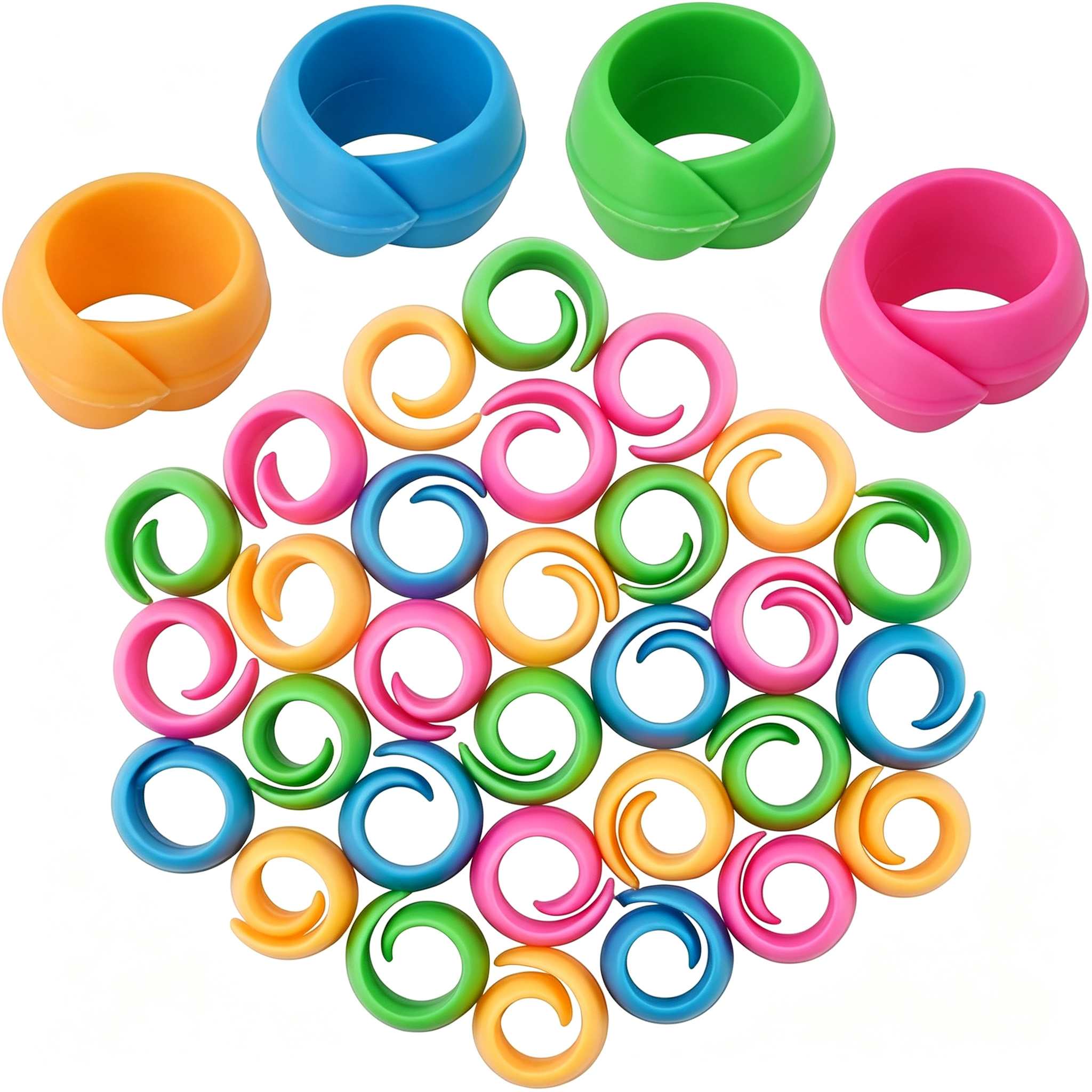 BZCOE 100Pcs Thread Spool Savers Spool Covers&Huggers Embroidery Floss ...