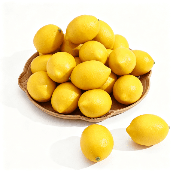 BZCOE 12Pcs Artificial Lemons-Lifelike Fake Yellow Lemons for Kitchen Decor,Fruit Bowl,Lemonade Party,Photo Props&Summer Table Decorations-Realistic Fauxfruit for Home&Events