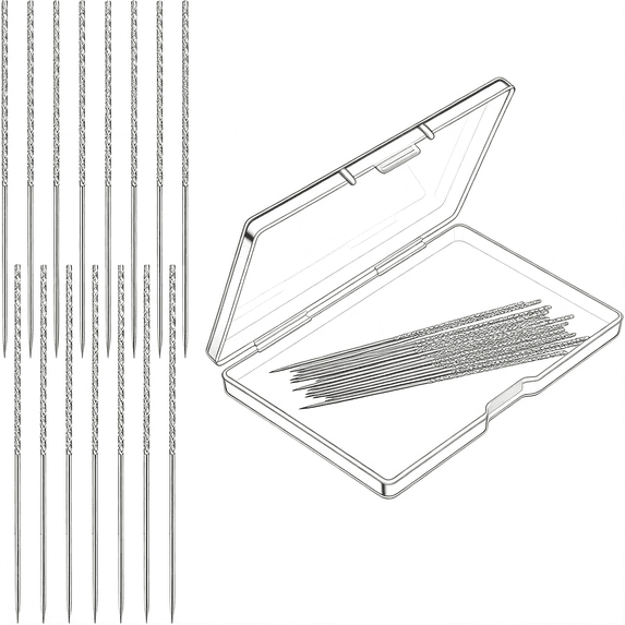 BZCOE 15 Pcs Snag Nab It, 0.04 X 3 Inch Snag Nab It Tool Needlepoint ...