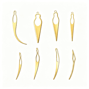 BZCOE 8 Pcs Interlocking Tool for Locs,Gold Zinc Alloy Dreadlock Crochet Needle Set,Easy Hair Loc Needle for Tightening,Starting,And Repairing Dreads Or Sisterlocks Accessories