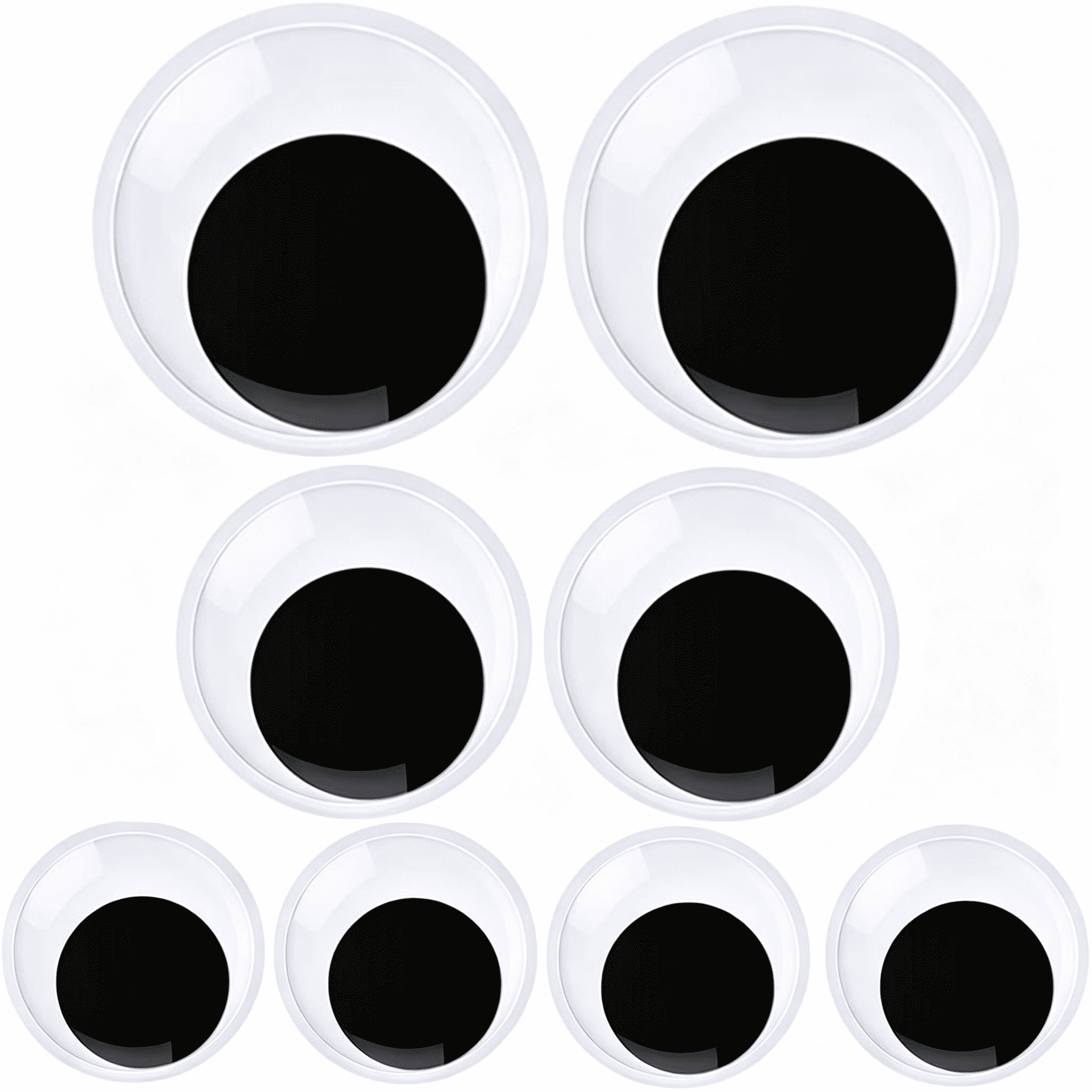 BZCOE Giant Wiggle Googly Eyes With Self Adhesive Large Black Plastic bzcoe-giant-wiggle-googly-eyes-with-self-adhesive-large-black-plastic