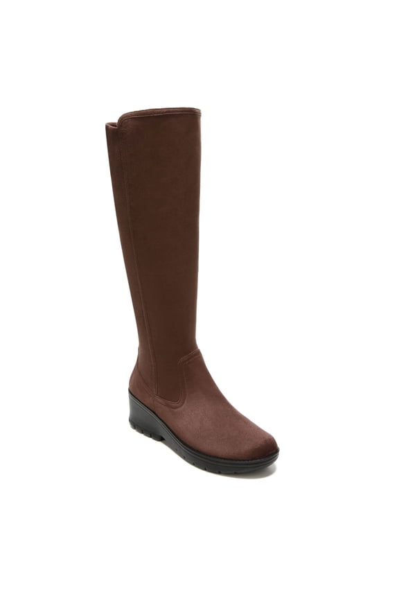 Womens Brown Brandy Round Toe Block Heel Zip-Up Boots Shoes 11 M